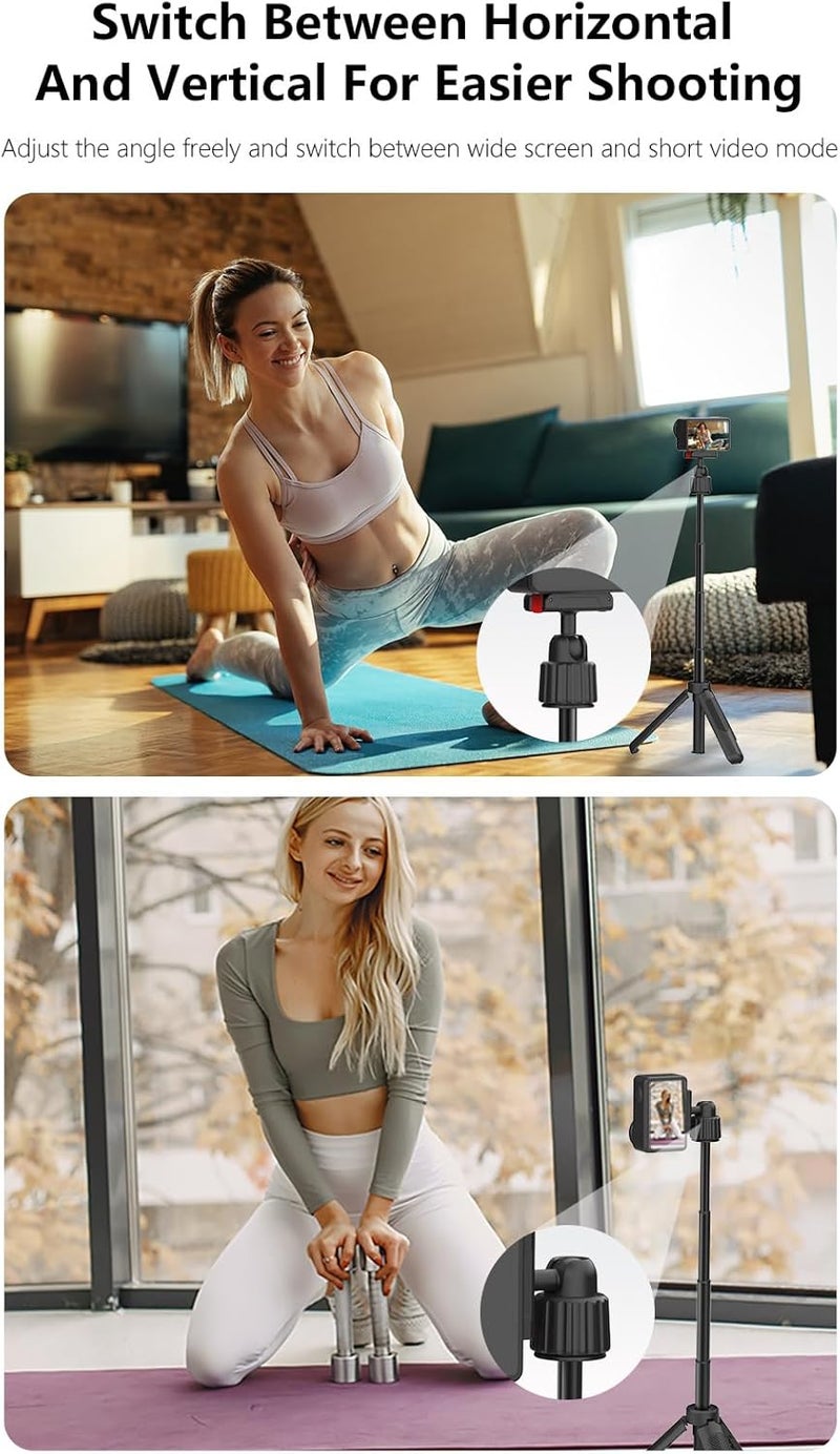 NEOSOU Osmo Action Tripod Stand with Magnetic Quick Release Adapter, 360 Rotation Mini Selfie Stick Extension Rod Handle Grip Monopod for DJI Osmo 360 Osmo Action 5 Pro 4 3 Accessories - Image 3